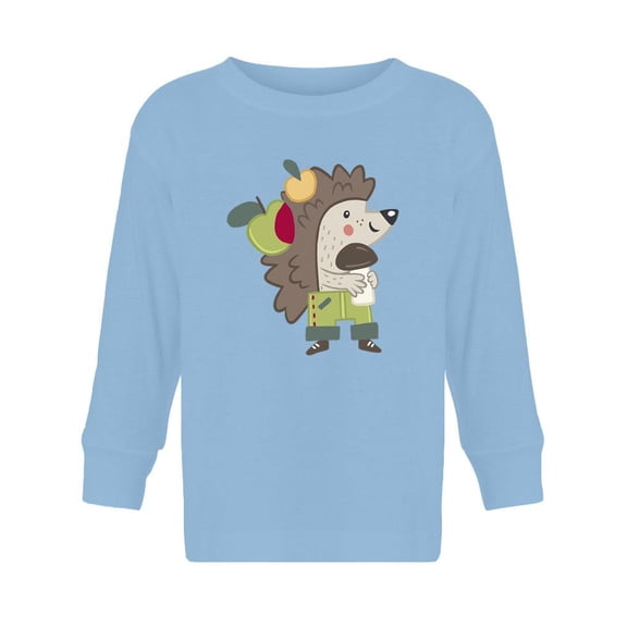 Cute Hedgehog Long Sleeve Toddler -Image by Shutterstock,  5 Toddler