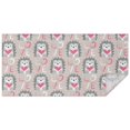 thumbnail image 1 of Cute Hedgehog Love Pattern Rectangle Tablecloth 60"x120",Waterproof Polyester Rectangle Table Cloth, Wipeable Spillproof Polyester Tablecloth for Dining, Camping, Indoor and Outdoor, 1 of 6