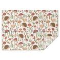 thumbnail image 1 of Cute Hedgehog and Mushroom Rectangle Tablecloth 60"x84",Waterproof Polyester Rectangle Table Cloth, Wipeable Spillproof Polyester Tablecloth for Dining, Camping, Indoor and Outdoor, 1 of 5