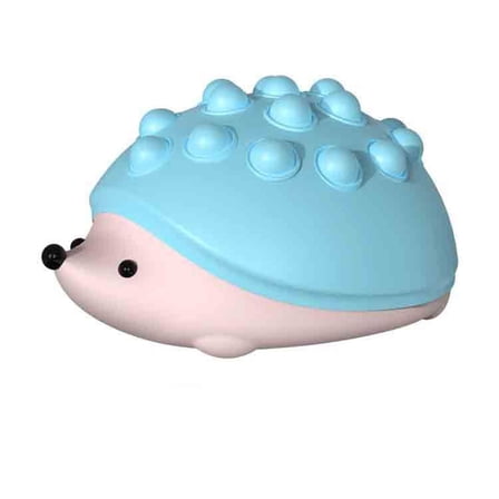 Cute Hedgehog Nightlights Colorful Lamp Dimmable Bedroom Decoration Led Lights Push Bubble Toys for Kids Creative Birthday Gift