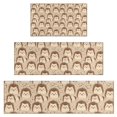 thumbnail image 1 of Cute Hedgehog Pattern Kitchen Rugs Sets Of 3,Kitchen Runner Rugs Non Skid Washable,Decorative Kitchen Floor Mats for Kitchen,Sink,Laundry,17"x30"+ 17"x47" + 17"x59", 1 of 6