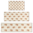 thumbnail image 1 of Cute Hedgehog Pattern Kitchen Rugs Sets Of 3,Kitchen Runner Rugs Non Skid Washable,Decorative Kitchen Floor Mats for Kitchen,Sink,Laundry,17"x30"+ 17"x47" + 17"x59", 1 of 6