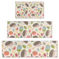 thumbnail image 1 of Cute Hedgehog Pattern with Pioneer Flower Kitchen Rugs Sets Of 3,Kitchen Runner Rugs Non Skid Washable,Decorative Kitchen Floor Mats for Kitchen,Sink,Laundry,17"x30"+ 17"x47" + 17"x59", 1 of 6