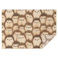 thumbnail image 1 of Cute Hedgehog Pattern Rectangle Tablecloth 60"x84",Waterproof Polyester Rectangle Table Cloth, Wipeable Spillproof Polyester Tablecloth for Dining, Camping, Indoor and Outdoor, 1 of 5