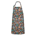 thumbnail image 1 of Cute Hedgehog Pioneer Flower Apron-Garden Aprons for Women with Pockets-Cotton Linen Waterproof Kitchen Cooking Gardening Aprons Adjustable for Kitchen,Cooking,BBQ and Salon 33x27 Inch, 1 of 7