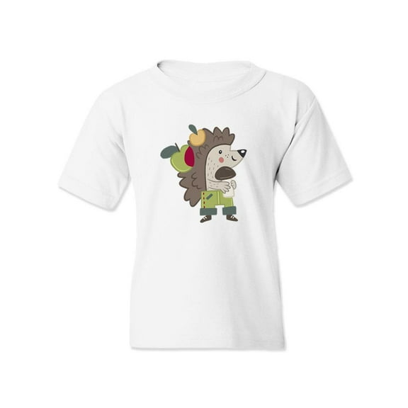 Cute Hedgehog T-Shirt Juniors -Image by Shutterstock,  Small