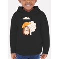 thumbnail image 1 of Cute Hedgehog With Umbrella Hoodie Toddler -Image by Shutterstock,  5 Toddler, 1 of 4