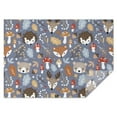 thumbnail image 1 of Cute Hedgehogs and Forest Animals Pattern Rectangle Tablecloth 60"x84",Waterproof Polyester Rectangle Table Cloth, Wipeable Spillproof Polyester Tablecloth for Dining, Camping, Indoor and Outdoor, 1 of 5