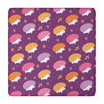 thumbnail image 1 of Cute Hedgehogs and Pioneer Flower Pattern Square Fitted Tablecloth with Elastic Edge,Square Table Cover,Washable Elastic Table Cover for Home Kitchen Party Decor 34"x34", 1 of 6