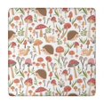 thumbnail image 1 of Cute Hedgehogs and Red Mushrooms Snails Pattern Square Fitted Tablecloth with Elastic Edge,Square Table Cover,Washable Elastic Table Cover for Home Kitchen Party Decor 34"x34", 1 of 6
