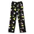 thumbnail image 1 of Cute Hello Kitty Batman Anime Cartoon Characters Pajamas Pants for Women Men Valentine's Day Couples Casual Sleepwear Pants,Color 7,M, 1 of 6