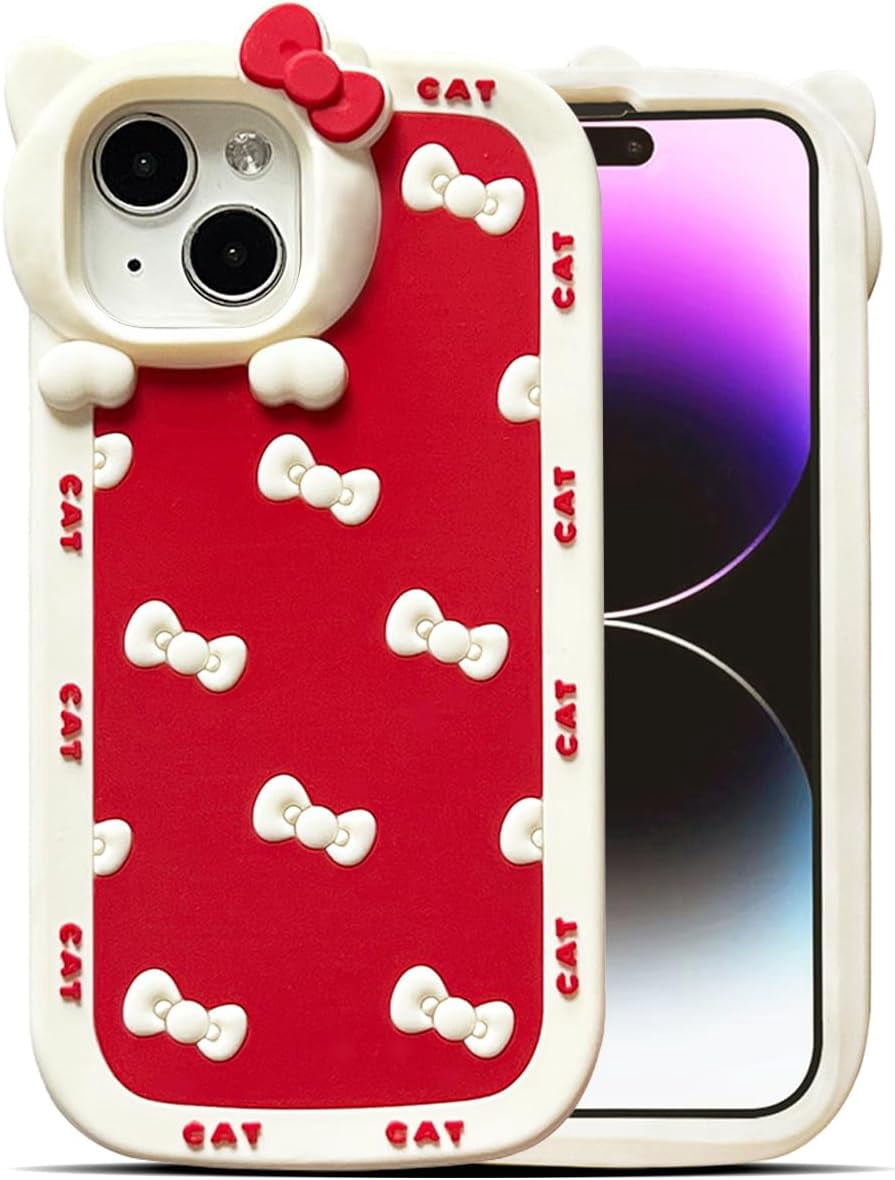 Cute Hello Kitty Case for iPhone 17 Pro Max 11 12 13 14 15 16