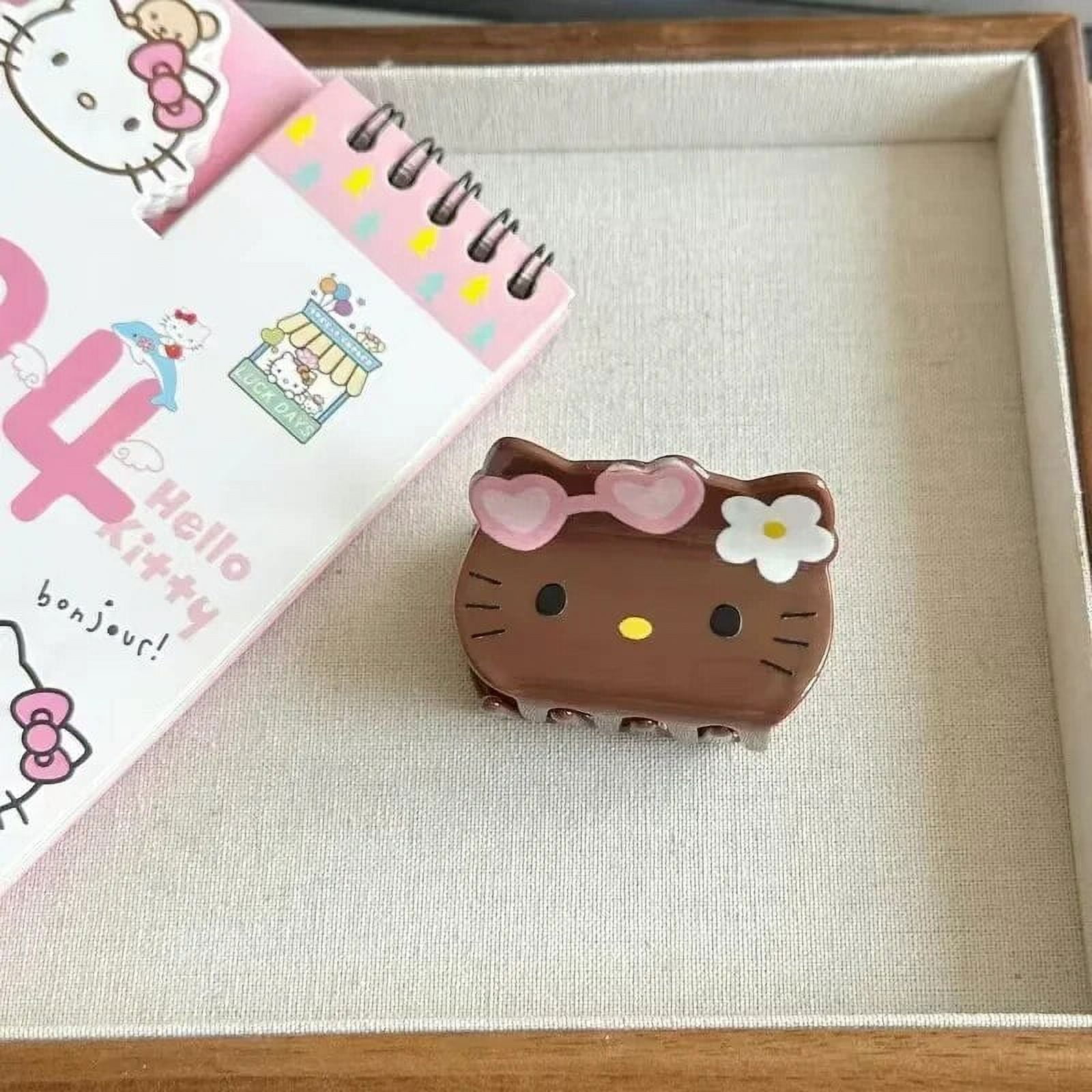 Cute Hello Kitty Sanrio Hair Claws For Women Kuromi Melody Hair Clip Girl Cinnamoroll Acrylic