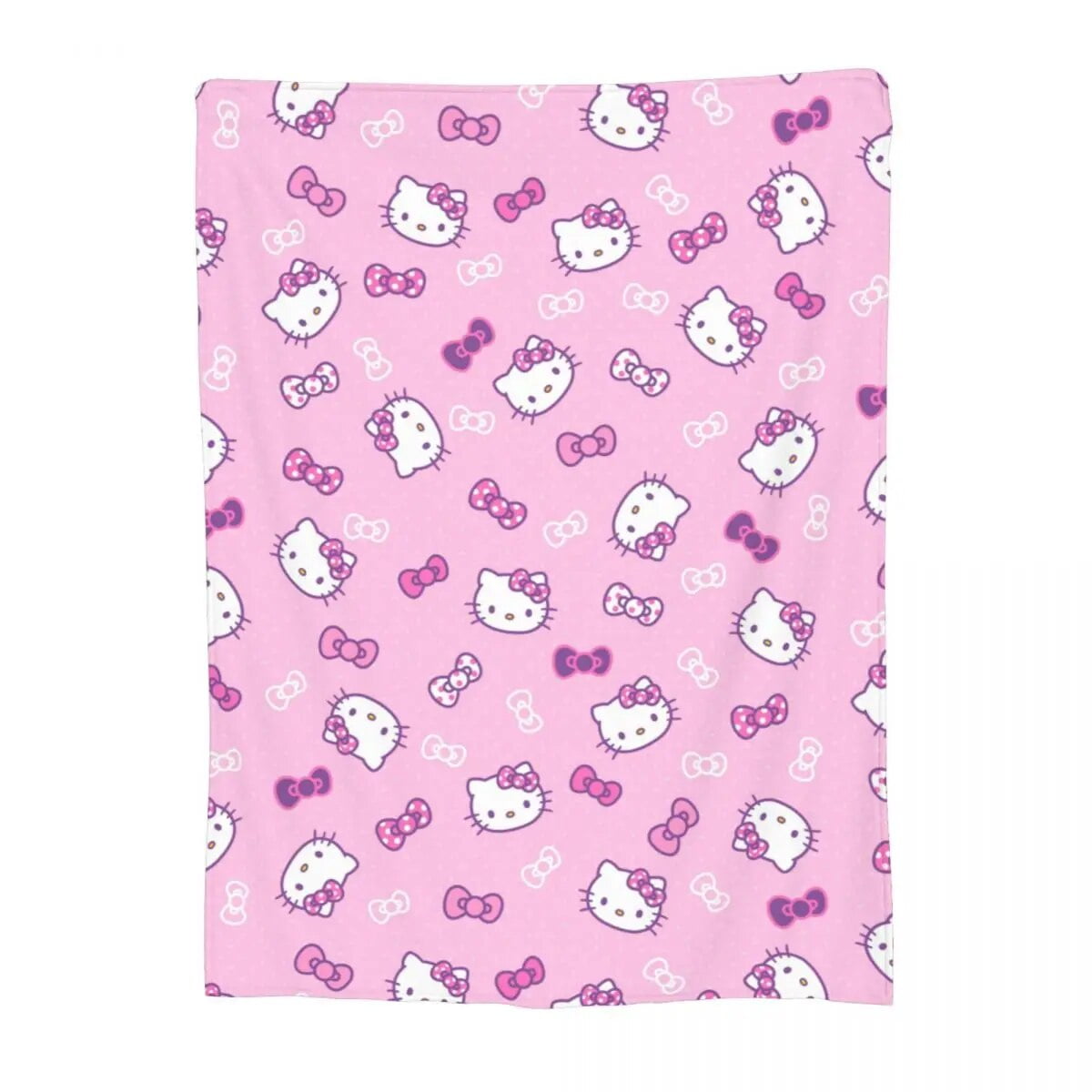 Cute Hello Kitty Throw Blankets Merch For Sofa Ultra Soft Sanrio ...