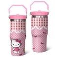 thumbnail image 1 of Cute Hello Kity for Adults and Girls 30oz Tumbler with Handle - Reusable, Leakproof Flip and Straw - Stainless Steel Insulated Travel Cup - Adorable Kity Themed Coffee Mug - Fits Car Holder, 1 of 1