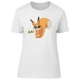 thumbnail image 1 of Cute Hello Orange Squirrel T-Shirt Women -Image by Shutterstock, Female x-Large, 1 of 2
