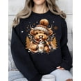 thumbnail image 1 of Cute Highland Cow Christmas Sweatshirt, Cozy Holiday Cow Shirt with Hot Cocoa and Trees, Winter Fluffy Cow SWEATSweatshirtfor Xmas Fans, 1 of 5