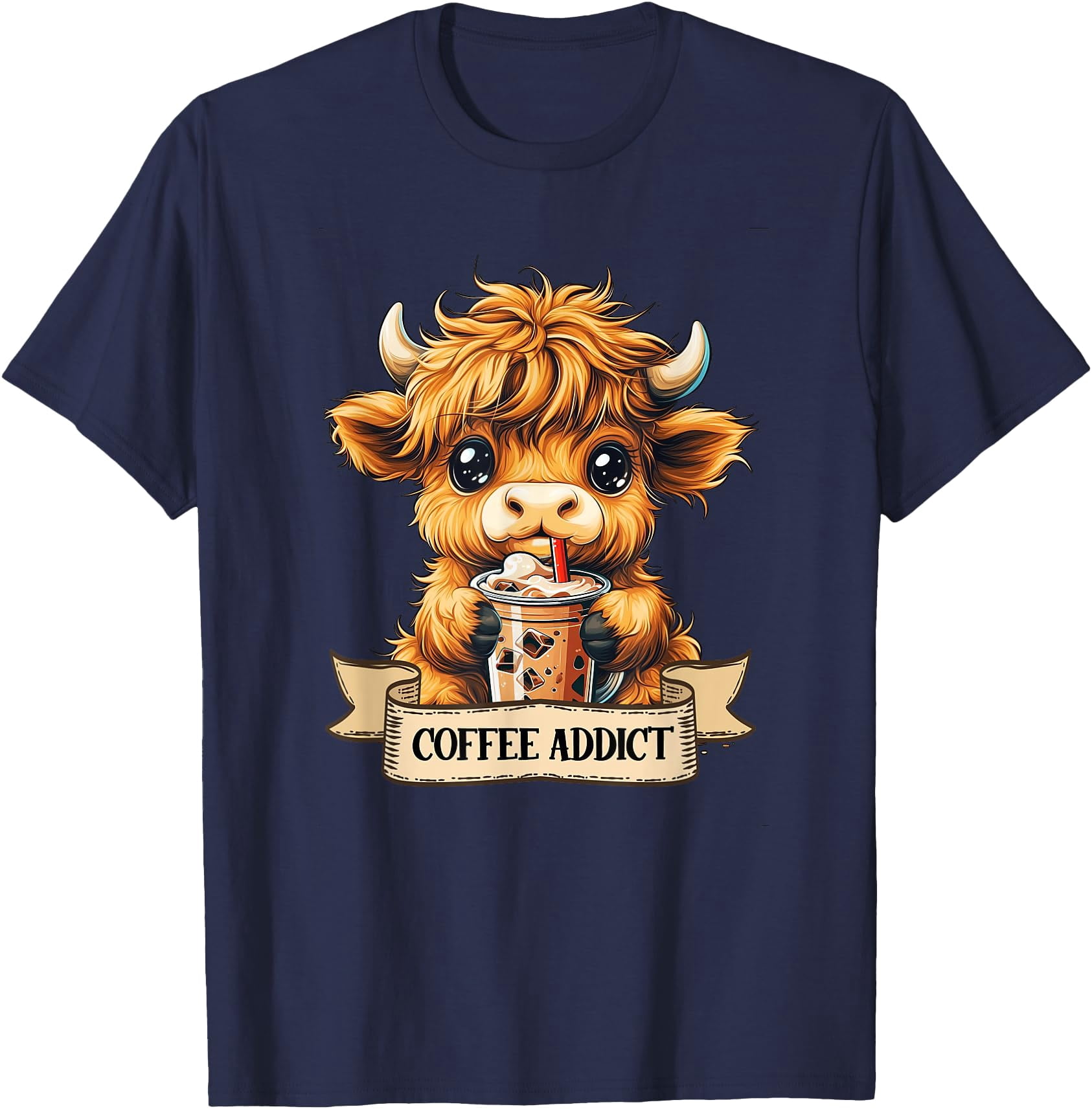 Powered by Caffeine & Cow Kisses Tee