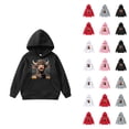 thumbnail image 1 of Cute Highland Cow Hoodies for Boys Girls Western Country Christmas Graphic Hooded Sweatshirt with Pockets Pullover Tops, 1 of 8