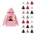 thumbnail image 1 of Cute Highland Cow Hoodies for Kids Christmas Long Sleeve Hooded Sweatshirt with Pockets for Boy Girl Pullover Top, 1 of 1