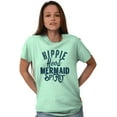 thumbnail image 1 of Cute Hippie Heart Mermaid Sprit Women's Graphic T Shirt Tees Brisco Brands X, 1 of 6