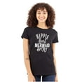 thumbnail image 1 of Cute Hippie Heart Mermaid Sprit Womens Fitted Plus Size Graphic Tee Brisco Brands 2X, 1 of 5