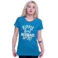 thumbnail image 1 of Cute Hippie Heart Mermaid Sprit Womens Slim Fit Graphic Tee Brisco Brands L, 1 of 4