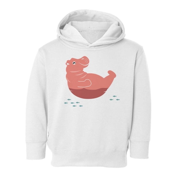 Cute Hippo On The Water Hoodie Toddler -Image by Shutterstock,  4 Toddler