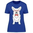 thumbnail image 1 of Cute Hipster Corgi T-Shirt Women -Image by Shutterstock, Female 3X-Large, 1 of 2