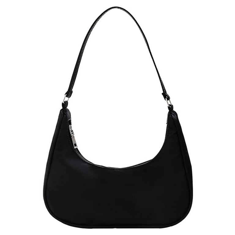 Cute Hobo Tote Handbag Purse for Women Small Nylon Shoulder Bag