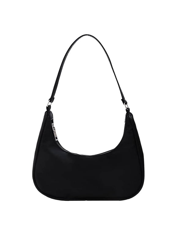 Cute Hobo Tote Handbag Purse for Women Small Nylon Shoulder Bag Mini Clutch Purse