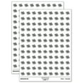 thumbnail image 1 of Cute Hognose Snake 200+ Round Stickers - White - Matte Finish - 0.50" Size, 1 of 3