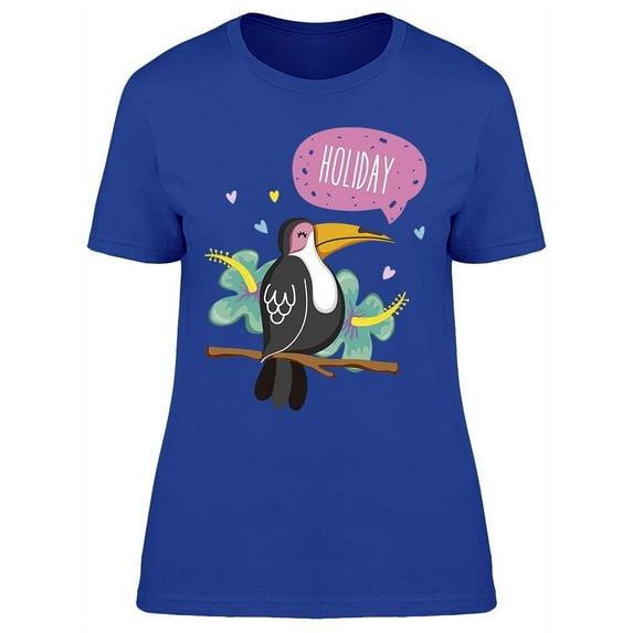 Cute Holiday Beak T-Shirt Women -Image by Shutterstock, Female Medium