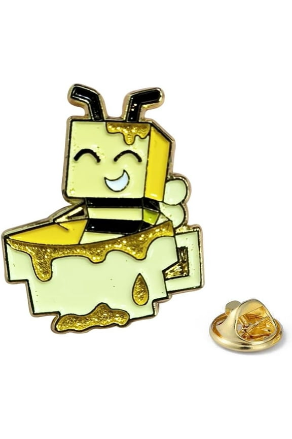 Cute Honey Bee Brooches Lapel Pins for Women Men Lovely Bumblebee Animal Insect Sweet Honey Bath Funny Clothing Bag Accessories Fashion for Dating Party Anniversary Birthday Xmas Gift Girlfriend