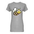 thumbnail image 1 of Cute Honey Bee Mascot Shaped Tee Women's -Image by Shutterstock, 1 of 2