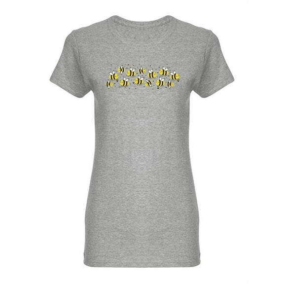 Cute Honey Bees T-Shirt Women -Image by Shutterstock, Female XX-Large