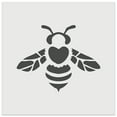 thumbnail image 1 of Cute Honey Bumblebee with Heart on Back DIY Cookie Wall Craft Stencil - 7.0 Inch, 1 of 5