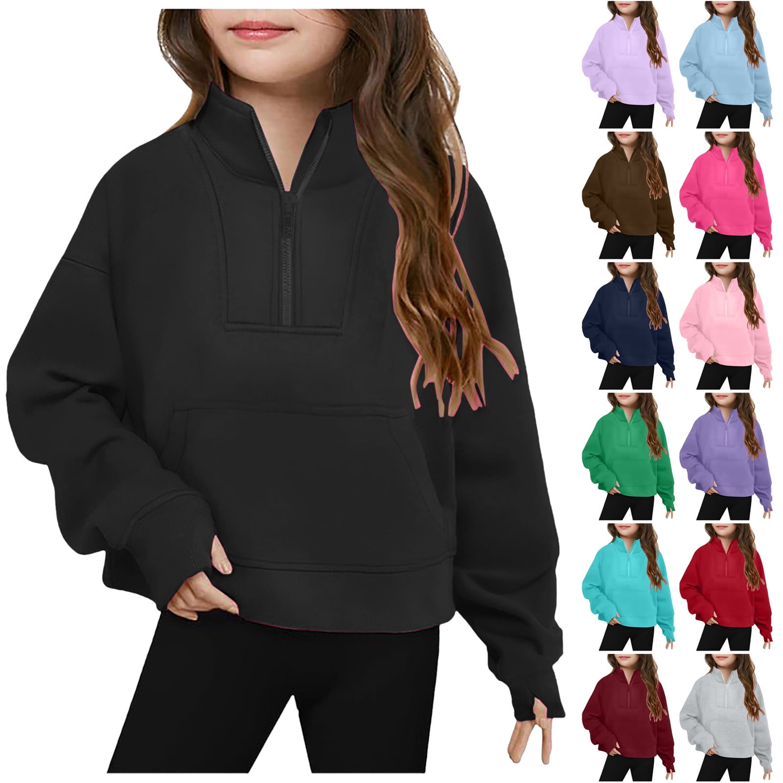 cute-hoodies-for-teen-girls-camouflage-girls-half-zipper-sweatshirts
