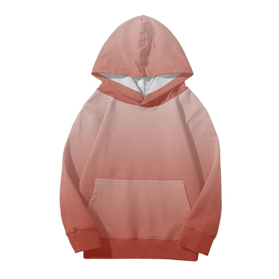 Cute Hoodies for Teen Girls Boys Trendy Gradient Oversized Sweatshirts Toddler Kids Fall Casual Comfy Long Sleeve Clothes