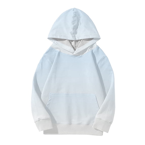Cute Hoodies for Teen Girls Boys Trendy Gradient Oversized Sweatshirts Toddler Kids Fall Casual Comfy Long Sleeve Clothes