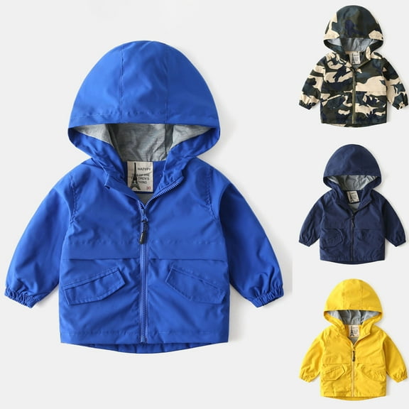 Cute Hoodies for Teens Toddler Boy's Cartoon Dinosaur Hooded Jacket Full Zip Up Lightweight Windbreakers Outdoor Raincoat with Pocket