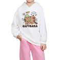 thumbnail image 1 of Cute Hoodies for Toddler Girl Cute Print Hoodie Loose Fit Long Sleeve Sweatshirt Fall Fashion Clothing Size 3-4T ,White, 1 of 4