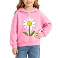 thumbnail image 1 of Cute Hoodies for Toddlers Girls Daisy Flower Print Pullover Sweatshirts Cool Casual Fall Winter Play Top Size 1-10, 1 of 7
