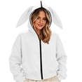 thumbnail image 1 of Cute Hoodies for Women Baeitkot Women's Fashion Solid Color Zipper Jacket Long Sleeve Coat with Pockets, 1 of 6