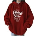 thumbnail image 1 of Cute Hoodies for Women Cartoon Graphic Hooded Teens Girls Sweatsirts Cartoon Print Teen Girls Kawaii Pullover, 1 of 5