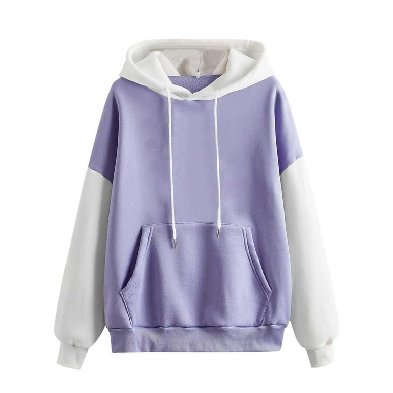 Cute purple hoodies sales