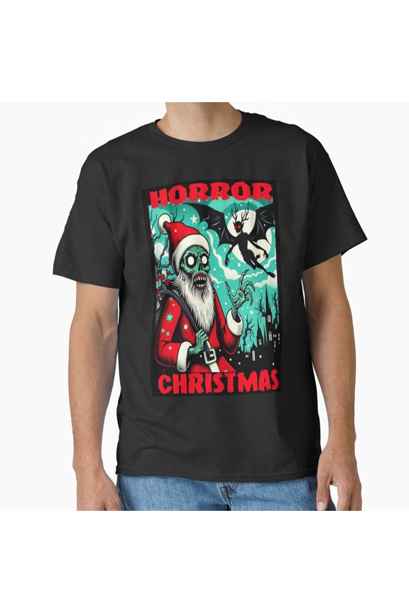 Cute Horror Christmas Zombie St. Nick & His Skeleton Crew Goth - Fan Favorite G2637 Unisex T-Shirt, Up to Size 5XL