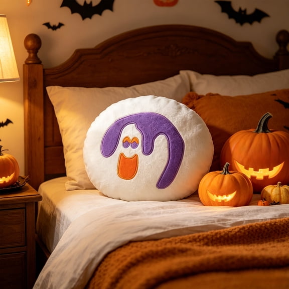 Cute Horror Style Pillow Cushion Soft Polyester Filling, Comfortable Fall Sofa Decoration with Full Bounce, Squeeze Friendly