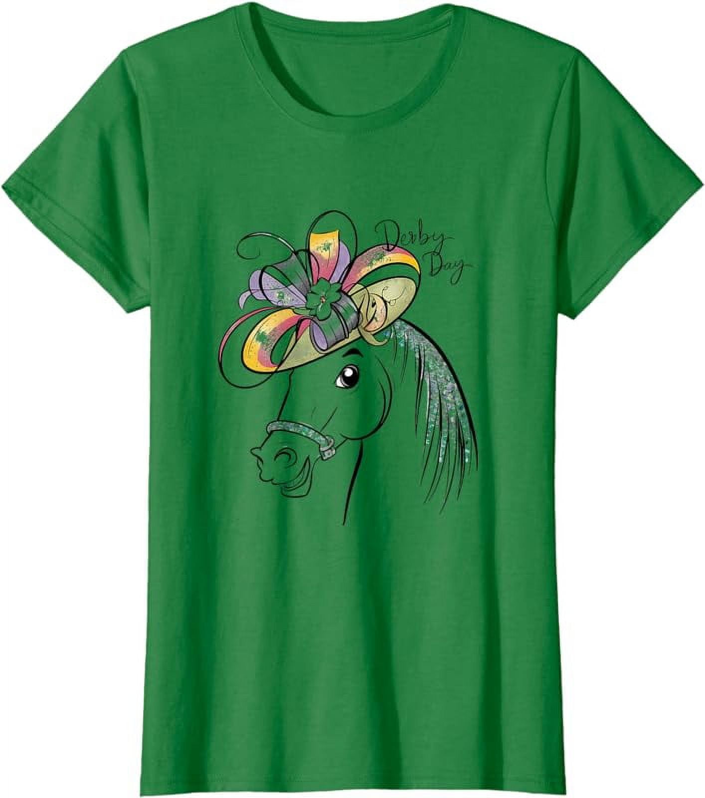 Cute Horse 150th Derby Day 2024 Horseracing Fascinator Hat T-Shirt ...
