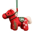 thumbnail image 1 of Cute Horse Plush Ornament 2026 Chinese Year of The Horse Statue Mascot Zodiac Feng Shui Decorations for Home Office Store Shop Restaurant Tabletop Decors To Accompany Sleep Gift, 1 of 7